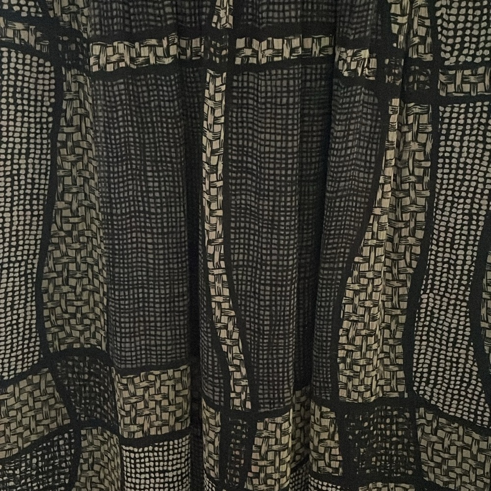 Burberry Black And Gray Patterned Sleeveless Dress - image 3